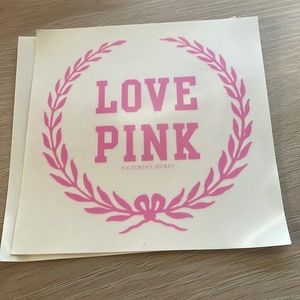 Love Pink stickers